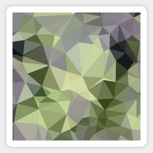 Asparagus Green Abstract Low Polygon Background Sticker